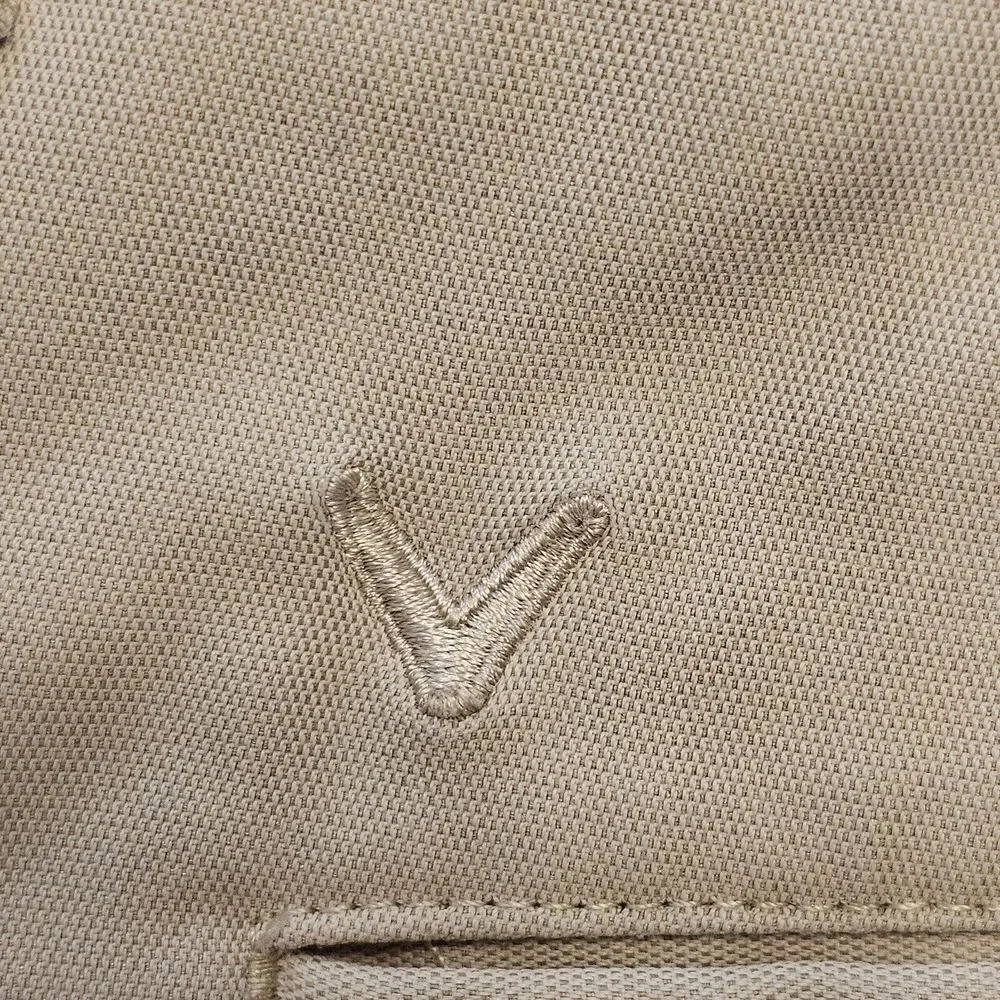 Callaway Golf Performance‎ Stretch Chino Shorts Comfort Flat Beige 36* (*Tag 34)